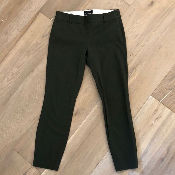 J. Crew Pants - J. Crew Women’s Green ‘Minnie’ pant with side zip